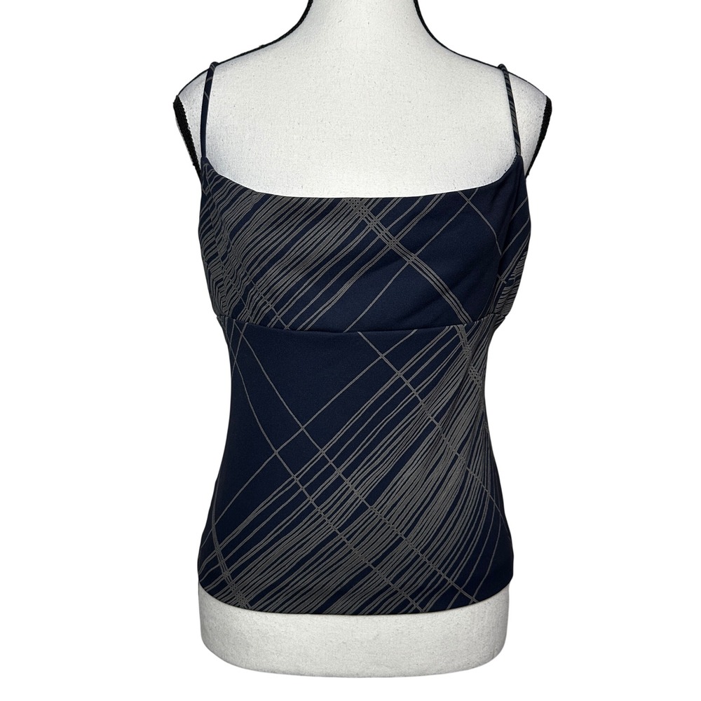 VTG BCBG Max Azria Camisole Top Y2K Cybercore Corporate Goth Office Siren Size 8